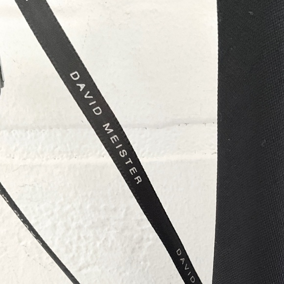 David Meister Gown Maxi Dress Tassel Open back Art deco Black Dark romantic - Picture 5 of 15